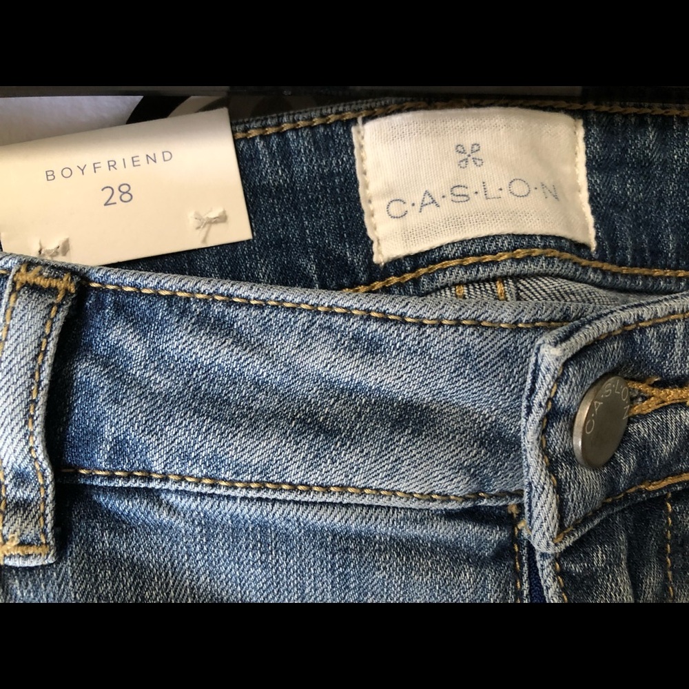 Caslon Brand New Embroidered Boyfriend Jeans💖 - Picture 13 of 14